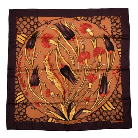 HERMES Silk Céramique Ottomane Scarf 90 